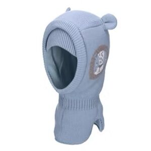 Blue Kids Balaclava with Bear Design